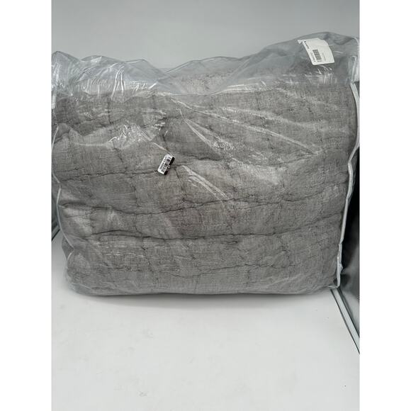 Pottery Barn Cloud Handcrafted Cotton/Linen Quilt King Cal King - Picture 3 of 3